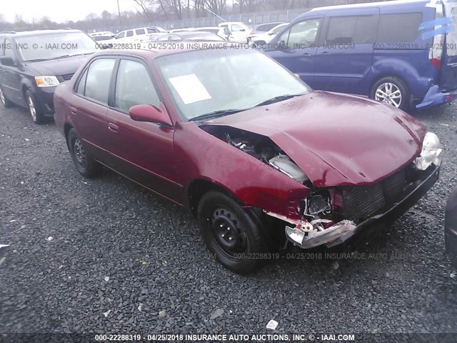 2T1BR12E7XC144609 - 1999 TOYOTA COROLLA VE/CE/LE RED photo 1