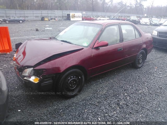 2T1BR12E7XC144609 - 1999 TOYOTA COROLLA VE/CE/LE 红色 照片 2