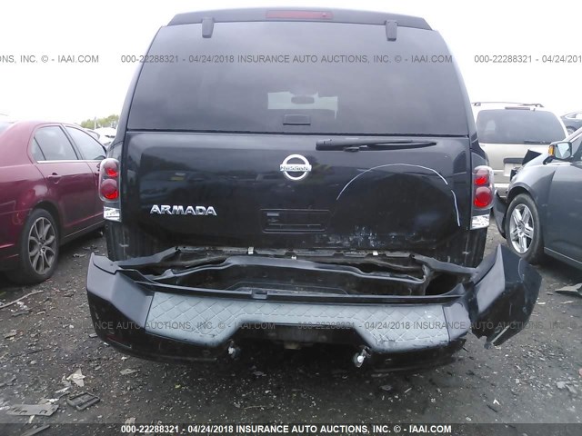 5N1BA0NF4AN606906 - 2010 NISSAN ARMADA PLATINUM BLACK photo 6