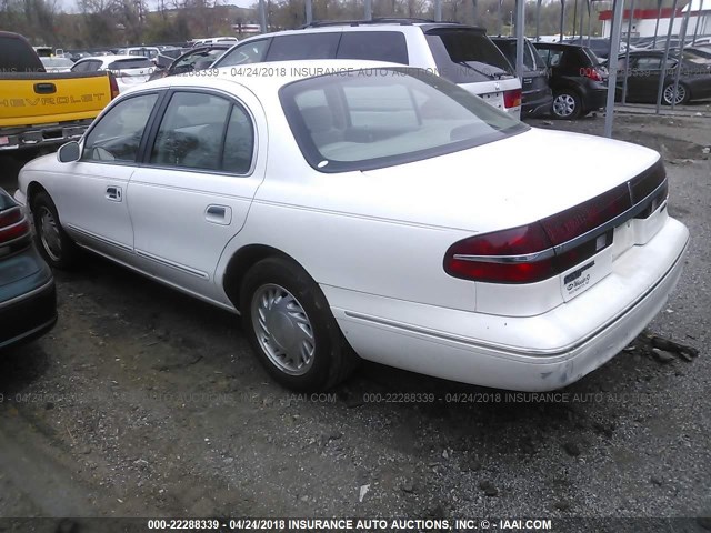 1LNLM97V5VY692820 - 1997 LINCOLN CONTINENTAL  WHITE photo 3