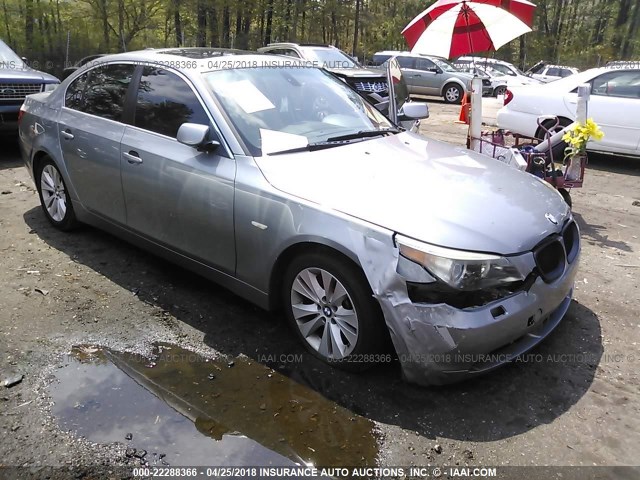 WBANB33534B107236 - 2004 BMW 545 I GRAY photo 1