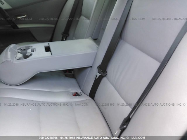 WBANB33534B107236 - 2004 BMW 545 I GRAY photo 8