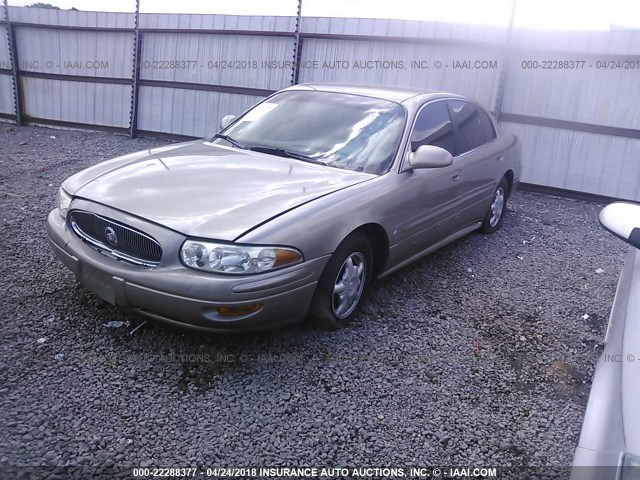 1G4HP54K914224901 - 2001 BUICK LESABRE CUSTOM BROWN photo 2