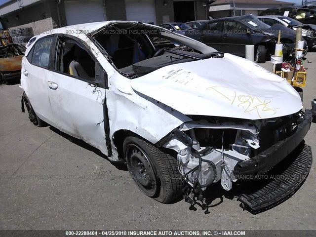 2T1BURHE2EC137309 - 2014 TOYOTA COROLLA L/LE/LE PLS/PRM/S/S PLS WHITE photo 1