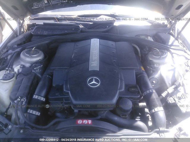 WDBNG70J74A413485 - 2004 MERCEDES-BENZ S 430 SILVER photo 10