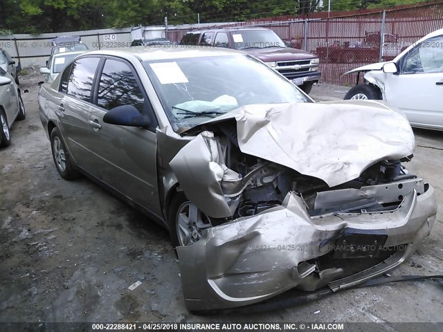 1G1ZS51F26F122438 - 2006 CHEVROLET MALIBU LS GOLD photo 1
