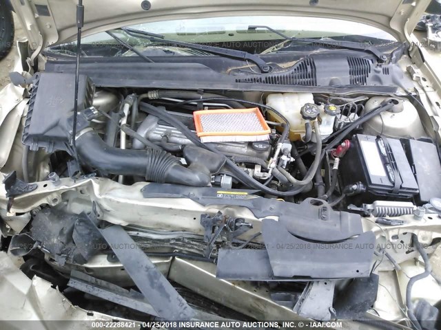 1G1ZS51F26F122438 - 2006 CHEVROLET MALIBU LS GOLD photo 10