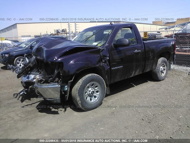 1GTEK14C68Z124498 - 2008 GMC SIERRA K1500 PURPLE photo 2