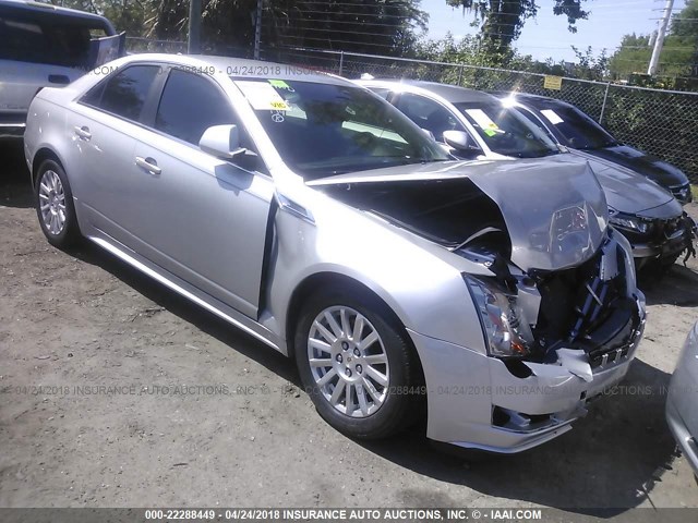 1G6DE5E55C0152190 - 2012 CADILLAC CTS LUXURY COLLECTION SILVER photo 1