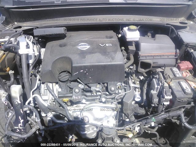 5N1AR2MN8FC668563 - 2015 NISSAN PATHFINDER S/SV/SL/PLATINUM BLUE photo 10