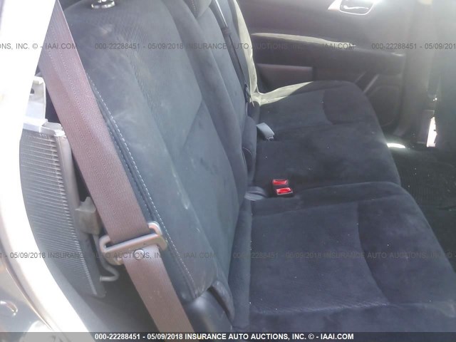 5N1AR2MN8FC668563 - 2015 NISSAN PATHFINDER S/SV/SL/PLATINUM BLUE photo 8