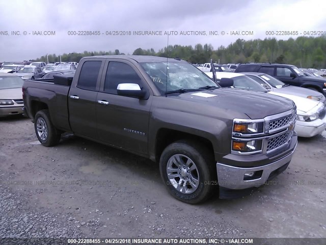 1GCRCREH6EZ124763 - 2014 CHEVROLET SILVERADO C1500 LT BROWN photo 1