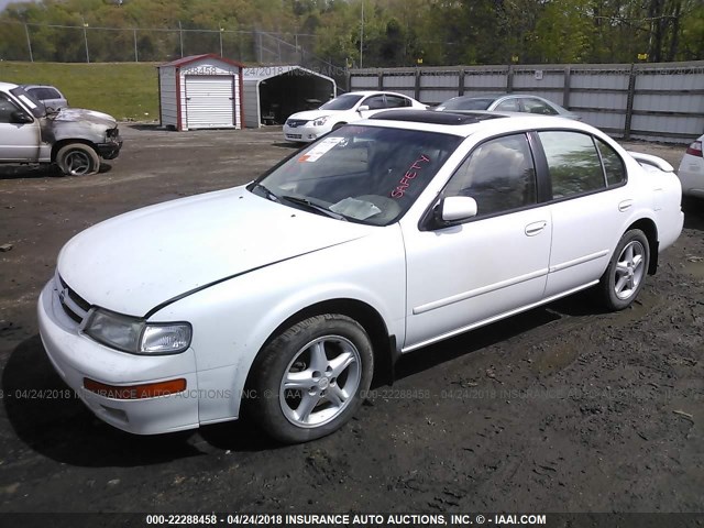 JN1CA21A1WT304056 - 1998 NISSAN MAXIMA GLE/GXE/SE WHITE photo 2