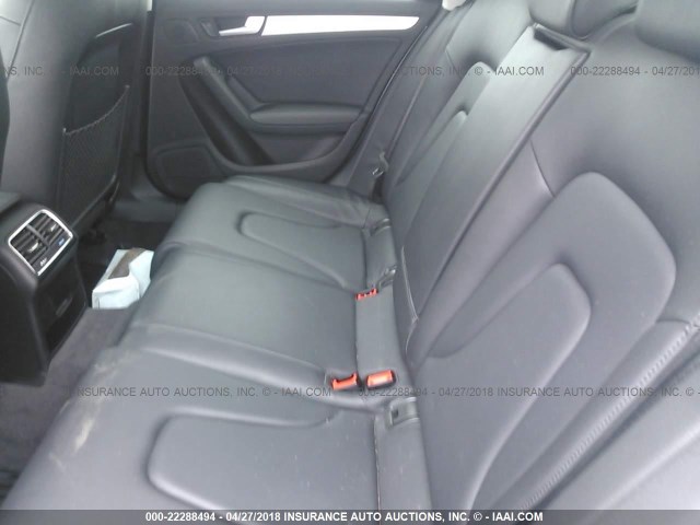 WAUFFAFL0BN018257 - 2011 AUDI A4 PREMIUM PLUS GRAY photo 8