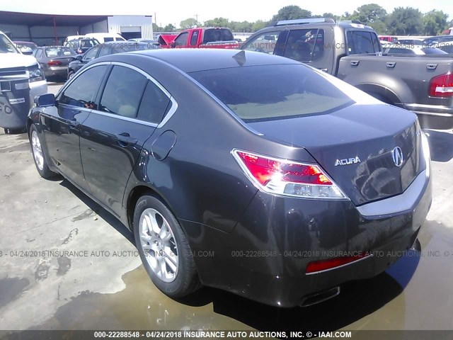 19UUA8F22BA000036 - 2011 ACURA TL GRAY photo 3