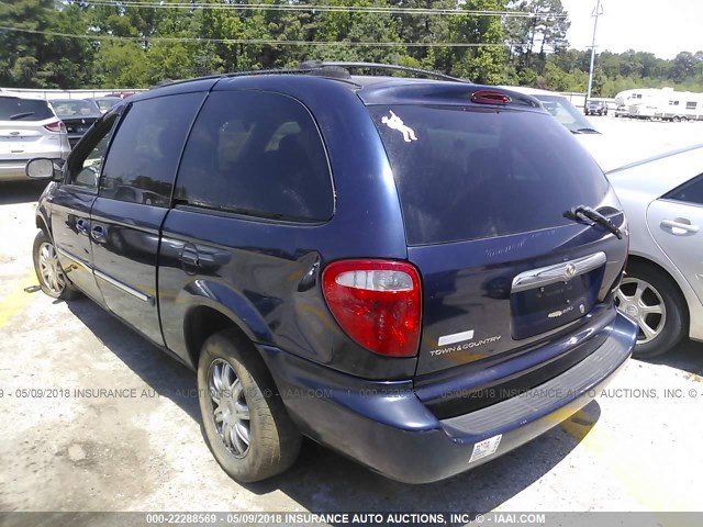 2C4GP54LX4R619356 - 2004 CHRYSLER TOWN & COUNTRY TOURING BLUE photo 3