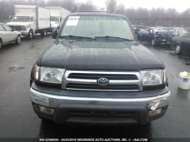 JT3HN86R2Y0296986 - 2000 TOYOTA 4RUNNER SR5 BLACK photo 6