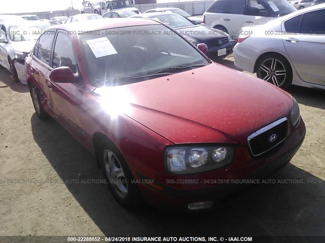 KMHDN45D03U608549 - 2003 HYUNDAI ELANTRA GLS/GT RED photo 1