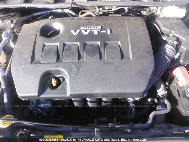 2T1BU4EE7AC371107 - 2010 TOYOTA COROLLA S/LE/XLE TAN photo 10