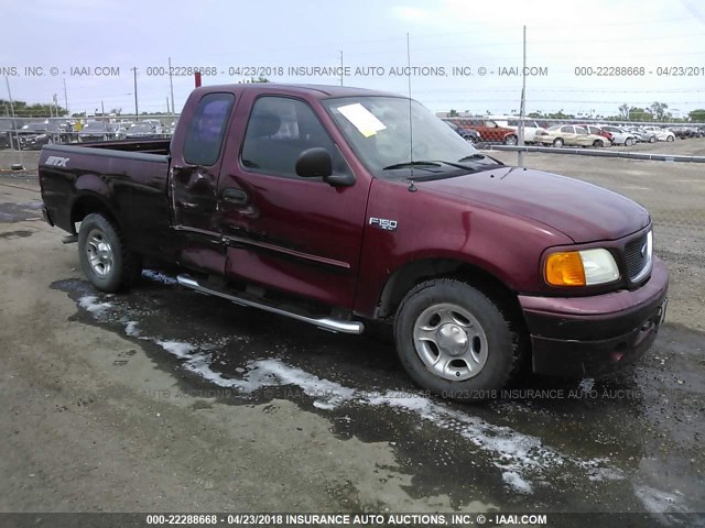 2FTRX17234CA66508 - 2004 FORD F-150 HERITAGE CLASSIC MAROON photo 1