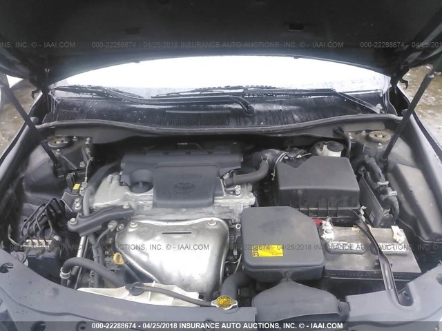 4T1BF1FK4FU035692 - 2015 TOYOTA CAMRY LE/XLE/SE/XSE შავი ფოტო 10