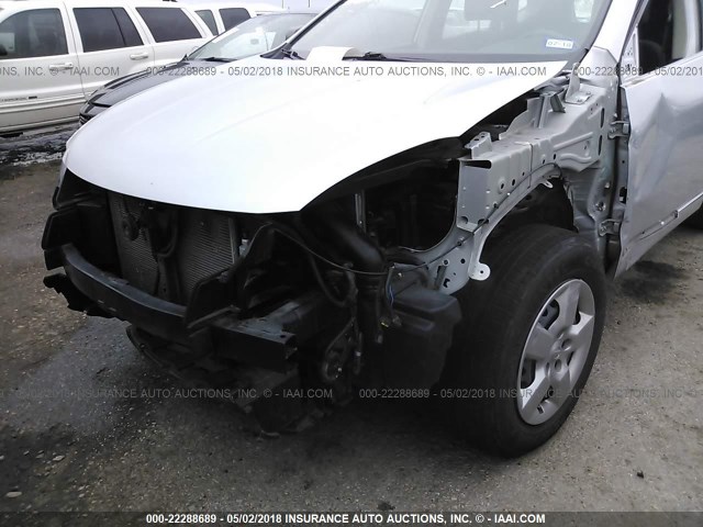 JN8AS5MT7FW654097 - 2015 NISSAN ROGUE SELECT S SILVER photo 6