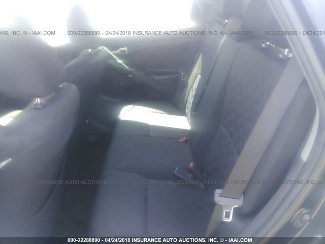 2T1KU40E49C138711 - 2009 TOYOTA COROLLA MATRIX  BLACK photo 8