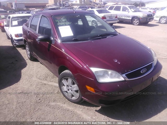 1FAHP34N97W209353 - 2007 FORD FOCUS ZX4/S/SE/SES 勃艮第红 照片 1