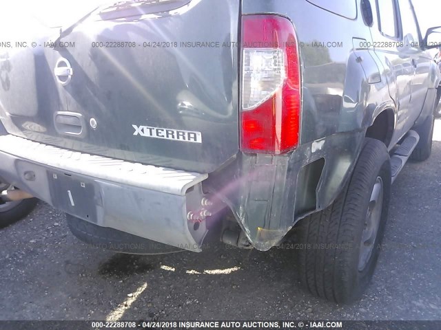 5N1ED28T92C550122 - 2002 NISSAN XTERRA XE/SE GREEN photo 6