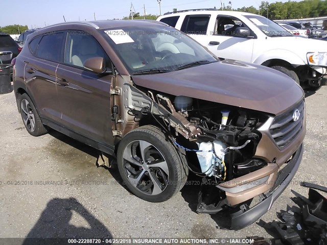 KM8J33A28GU076173 - 2016 HYUNDAI TUCSON LIMITED/SPORT AND ECO/SE BROWN photo 1