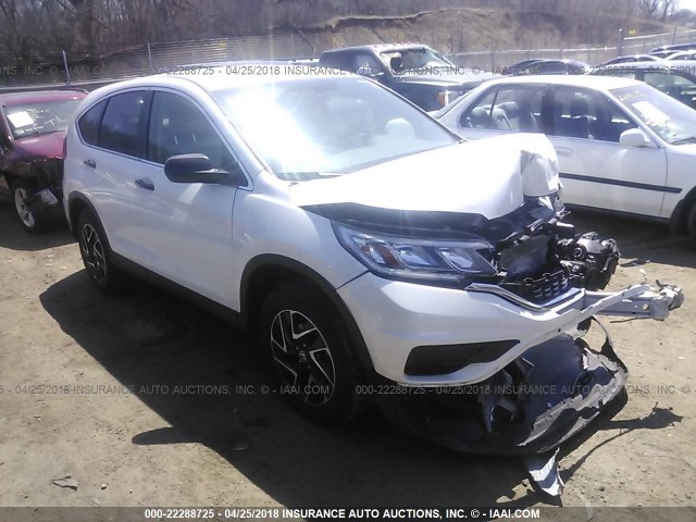 5J6RM4H47GL117183 - 2016 HONDA CR-V SE WHITE photo 1