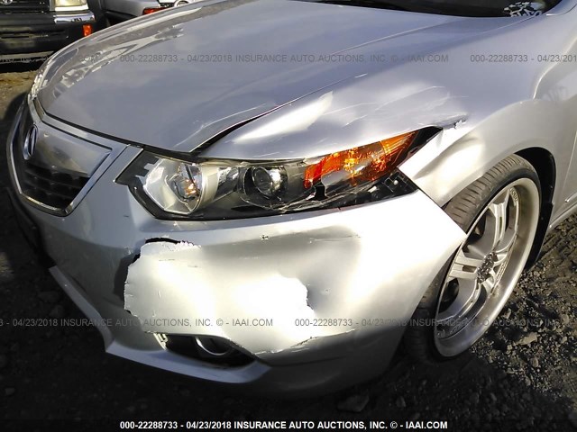 JH4CU2F60CC001448 - 2012 ACURA TSX TECH SILVER photo 6