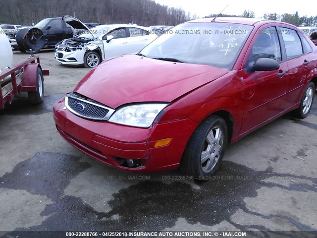 1FAFP34N37W311478 - 2007 FORD FOCUS ZX4/S/SE/SES 红色 照片 2