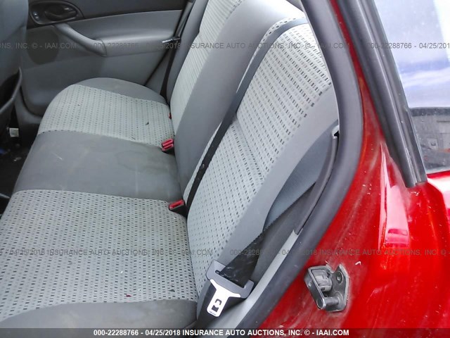 1FAFP34N37W311478 - 2007 FORD FOCUS ZX4/S/SE/SES 红色 照片 8