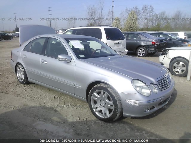 WDBUF70J33A126626 - 2003 MERCEDES-BENZ E 500 SILVER photo 1