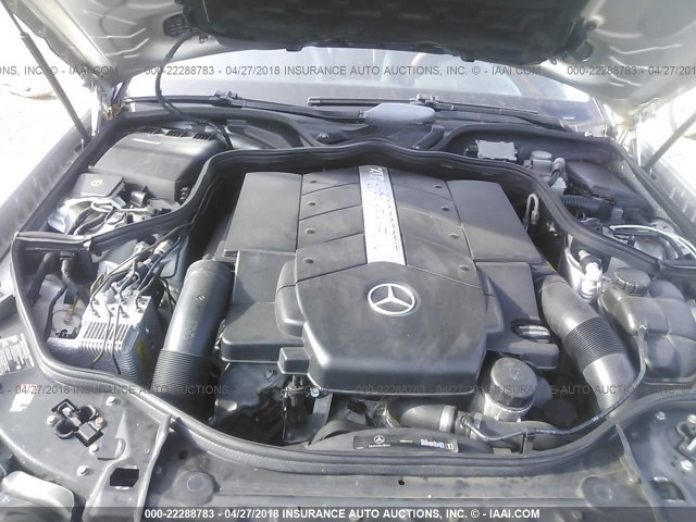 WDBUF70J33A126626 - 2003 MERCEDES-BENZ E 500 SILVER photo 10