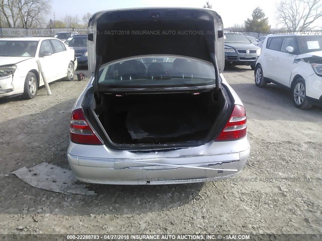 WDBUF70J33A126626 - 2003 MERCEDES-BENZ E 500 SILVER photo 6