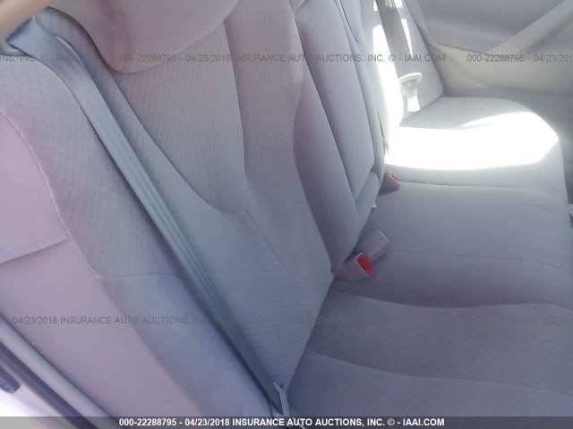 4T4BE46K98R033854 - 2008 TOYOTA CAMRY CE/LE/XLE/SE SILVER photo 8