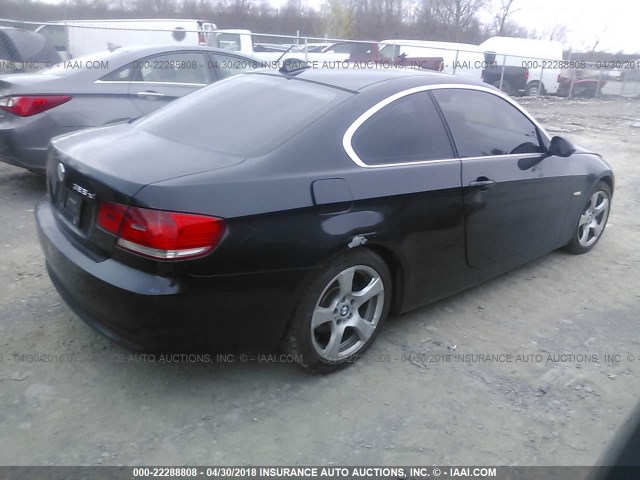 WBAWV53578P078114 - 2008 BMW 328 XI SULEV BLACK photo 4