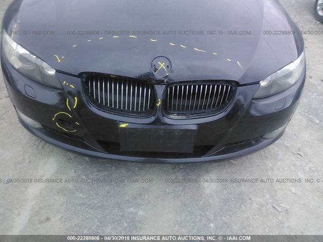 WBAWV53578P078114 - 2008 BMW 328 XI SULEV BLACK photo 6