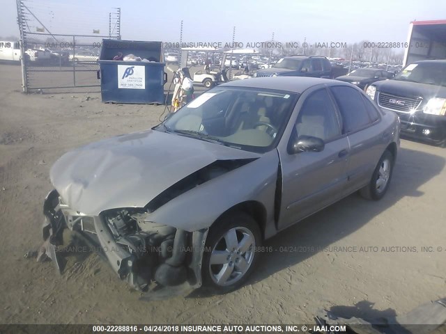 1G1JF52F737144599 - 2003 CHEVROLET CAVALIER LS SILVER photo 2