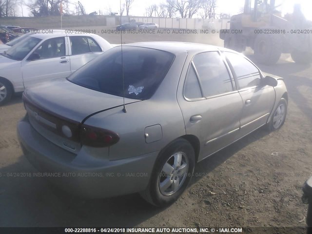 1G1JF52F737144599 - 2003 CHEVROLET CAVALIER LS SILVER photo 4