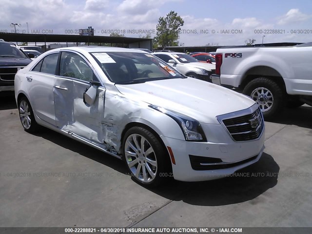 1G6AB5RX9F0140989 - 2015 CADILLAC ATS LUXURY WHITE photo 1