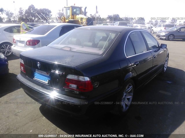 WBADT43453G027914 - 2003 BMW 525 I AUTOMATIC BLACK photo 4