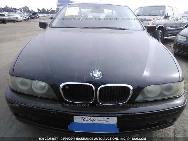 WBADT43453G027914 - 2003 BMW 525 I AUTOMATIC BLACK photo 6