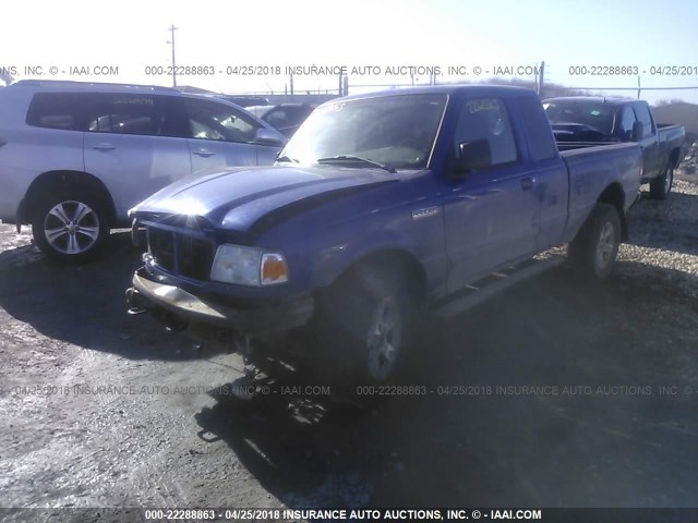 1FTZR45E06PA06812 - 2006 FORD RANGER SUPER CAB BLUE photo 2