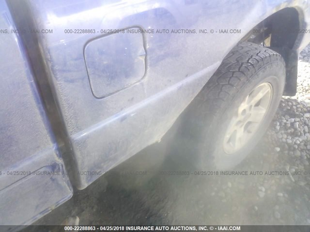 1FTZR45E06PA06812 - 2006 FORD RANGER SUPER CAB BLUE photo 6