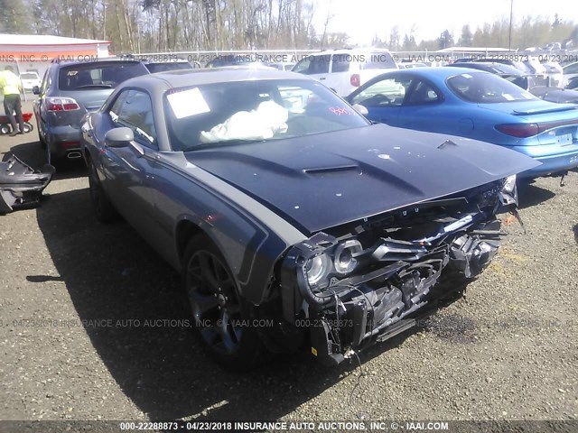 2C3CDZAG8HH637988 - 2017 DODGE CHALLENGER SXT GRAY photo 1