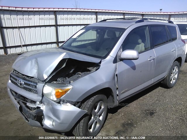 JTMBK31V175038638 - 2007 TOYOTA RAV4 LIMITED SILVER photo 2