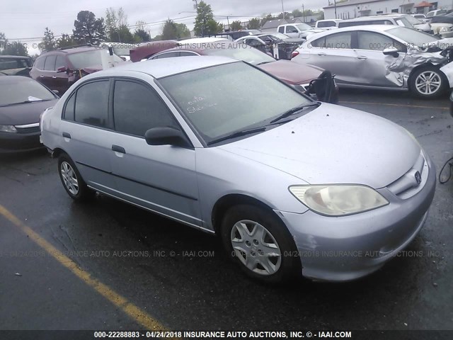 2HGES16344H618948 - 2004 HONDA CIVIC DX VP SILVER photo 1